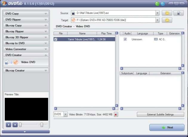 DVDFAB dvd creator
