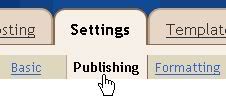 Blogger Settings