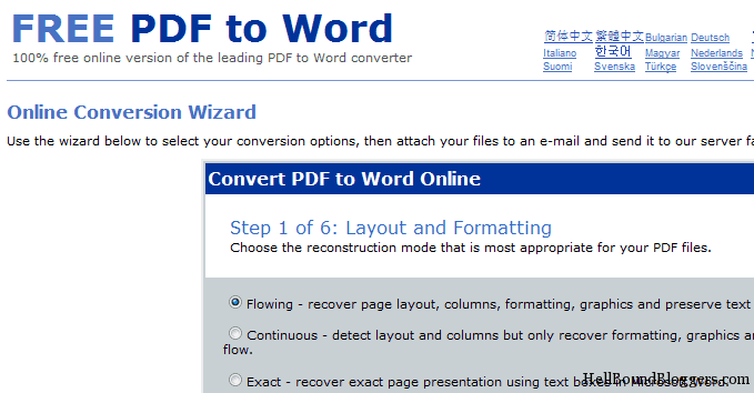 Free PDF To Word