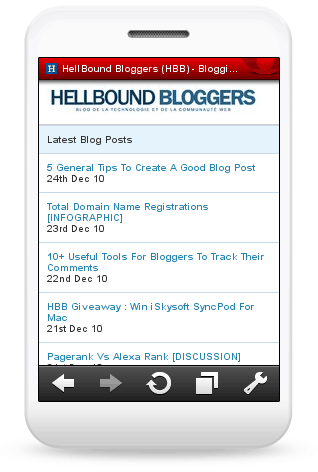 HBB Mobile Site I