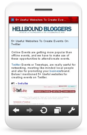 HBB Mobile Site II