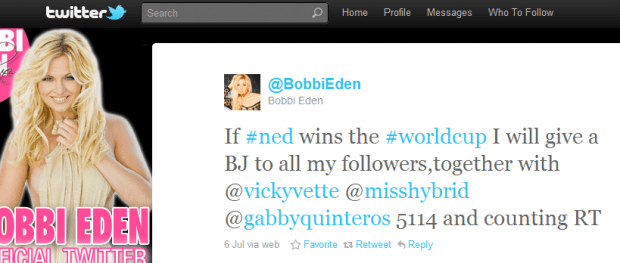 Bobbi's Tweet