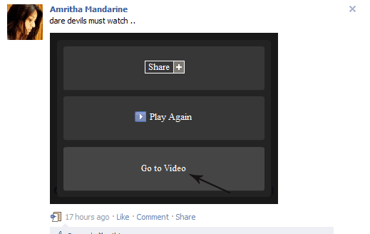 Go to video FB