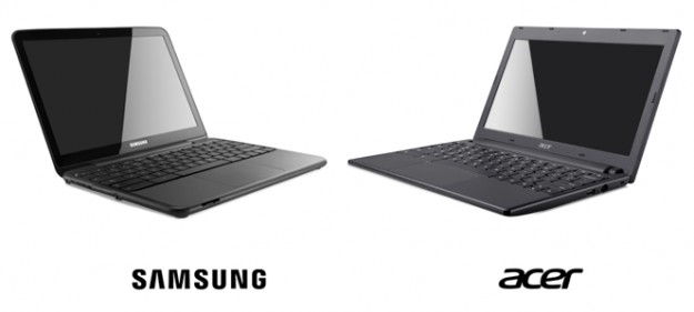 Samsung and Acer Chromebooks