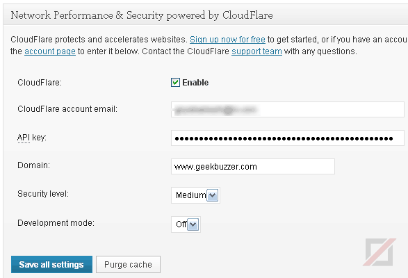 Cloudflare and W3 Total Cache Configuration