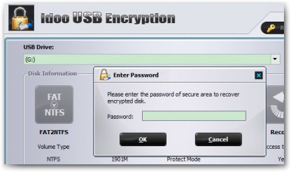 Enter Password - USB Encrypt