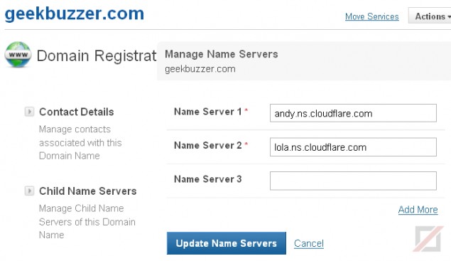 Updating DNS