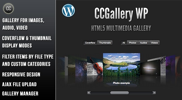 CCGallery WP - Multimedia WordPress Plugin