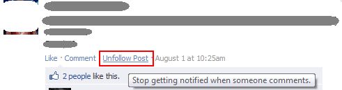 Unfollow Post
