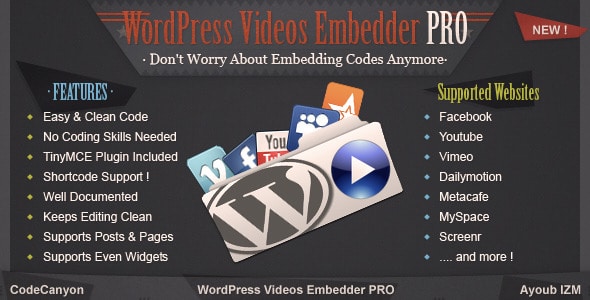 WordPress Video Embedder Pro