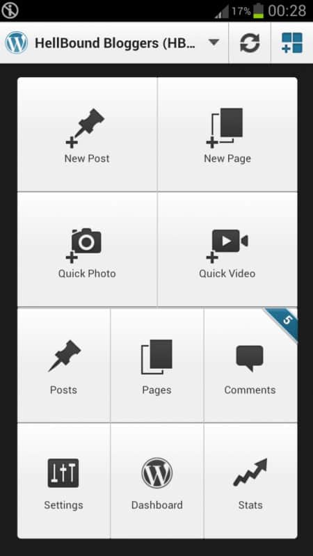 WordPress Android App - HBB