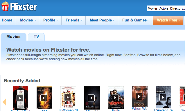 free flixster movie app