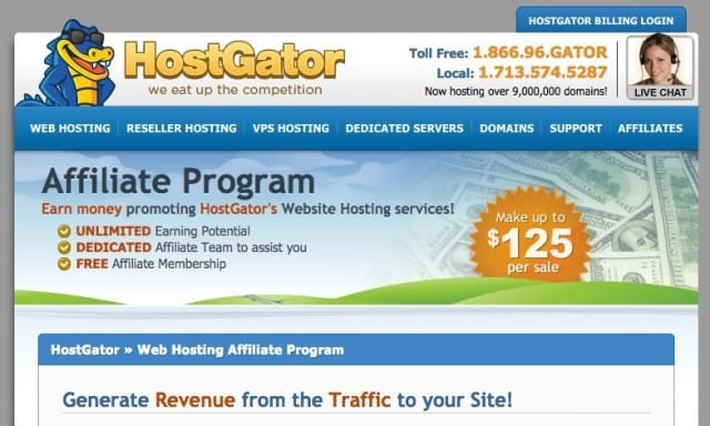 Top Affiliate Programs - HostGator Affiliates