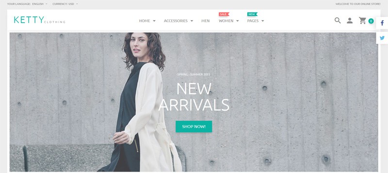 Ketty (Magento Theme)