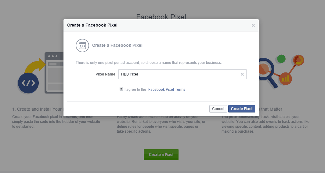 Create Facebook Pixel