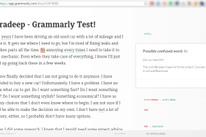 Grammarly for Web App