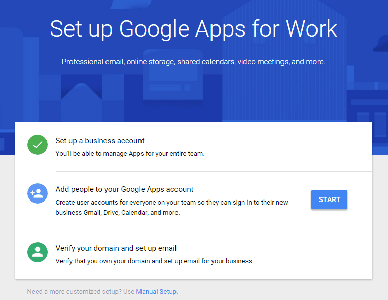 Set up Google Apps for Work