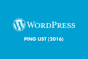 Ultimate WordPress Ping List