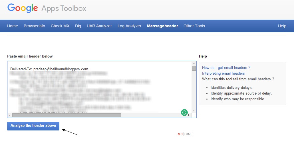 Emails Delivered Late Google Apps Toolbox Messageheader