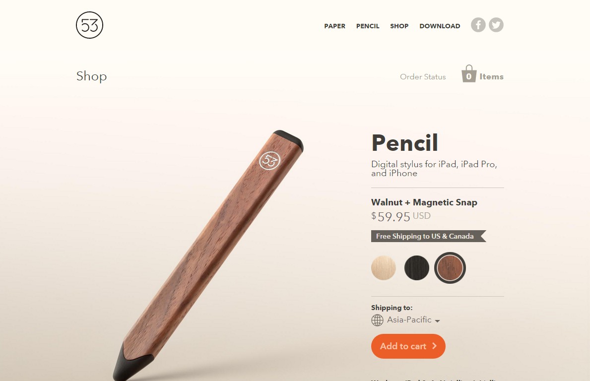 Shopify Pencil Example Site