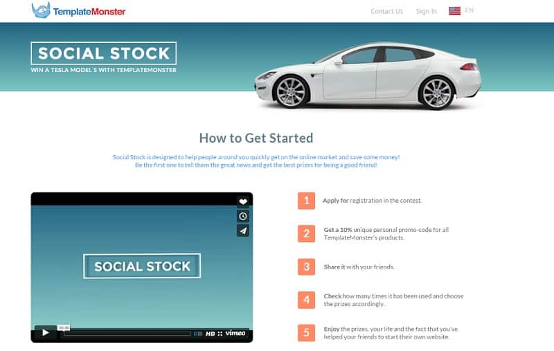 TemplateMonster Social Stock
