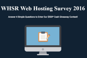 WHSR Web Hosting Survey