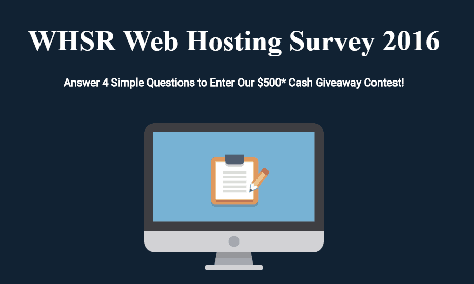 WHSR Web Hosting Survey