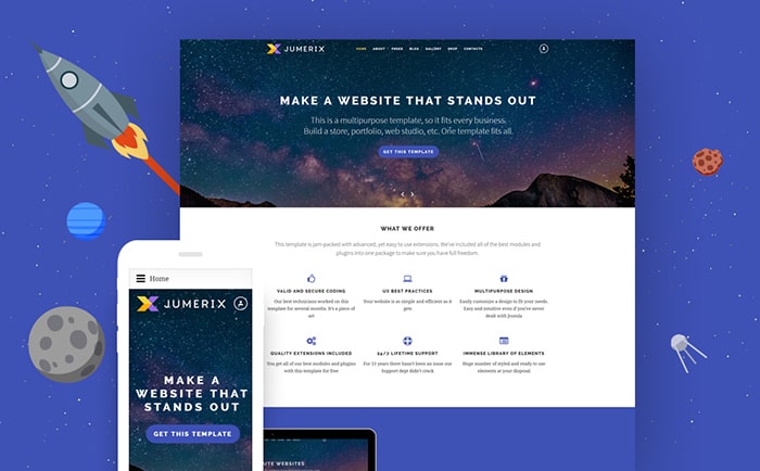 Jumerix Multipurpose Joomla Theme