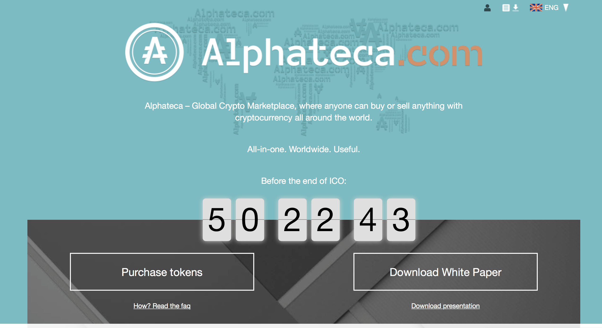 Alphateca ICO