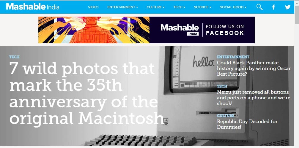 Guest Blogging Mashable