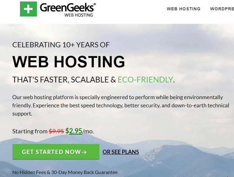 GreenGeeks Web Hosting