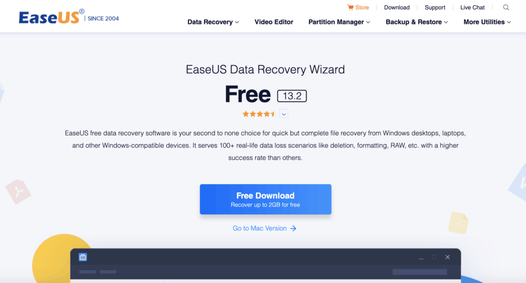 EaseUS Data Recovery Wizard Free