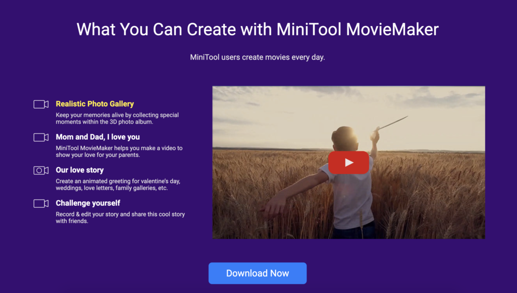 What You Can Create With MiniTool MovieMaker